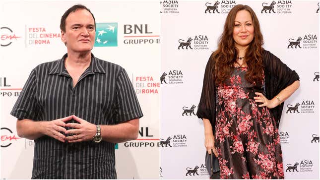 Quentin Tarantino and Shannon Lee